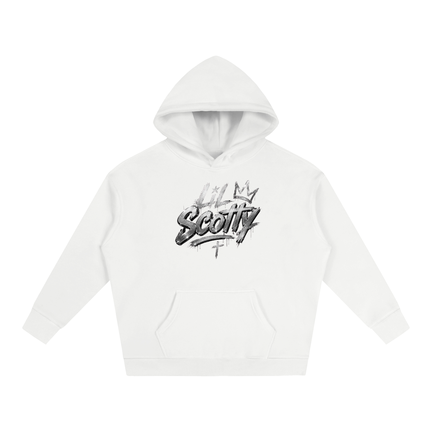 "Lil Scotty" Oversize Fleeced Hoodie
