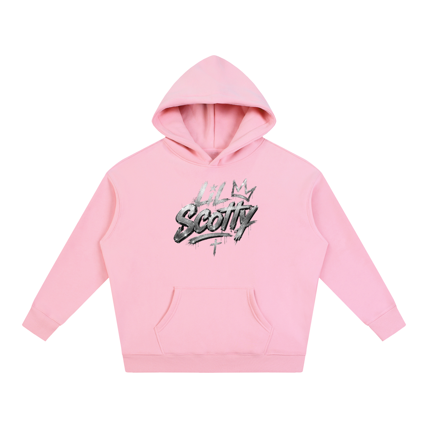 "Lil Scotty" Oversize Fleeced Hoodie