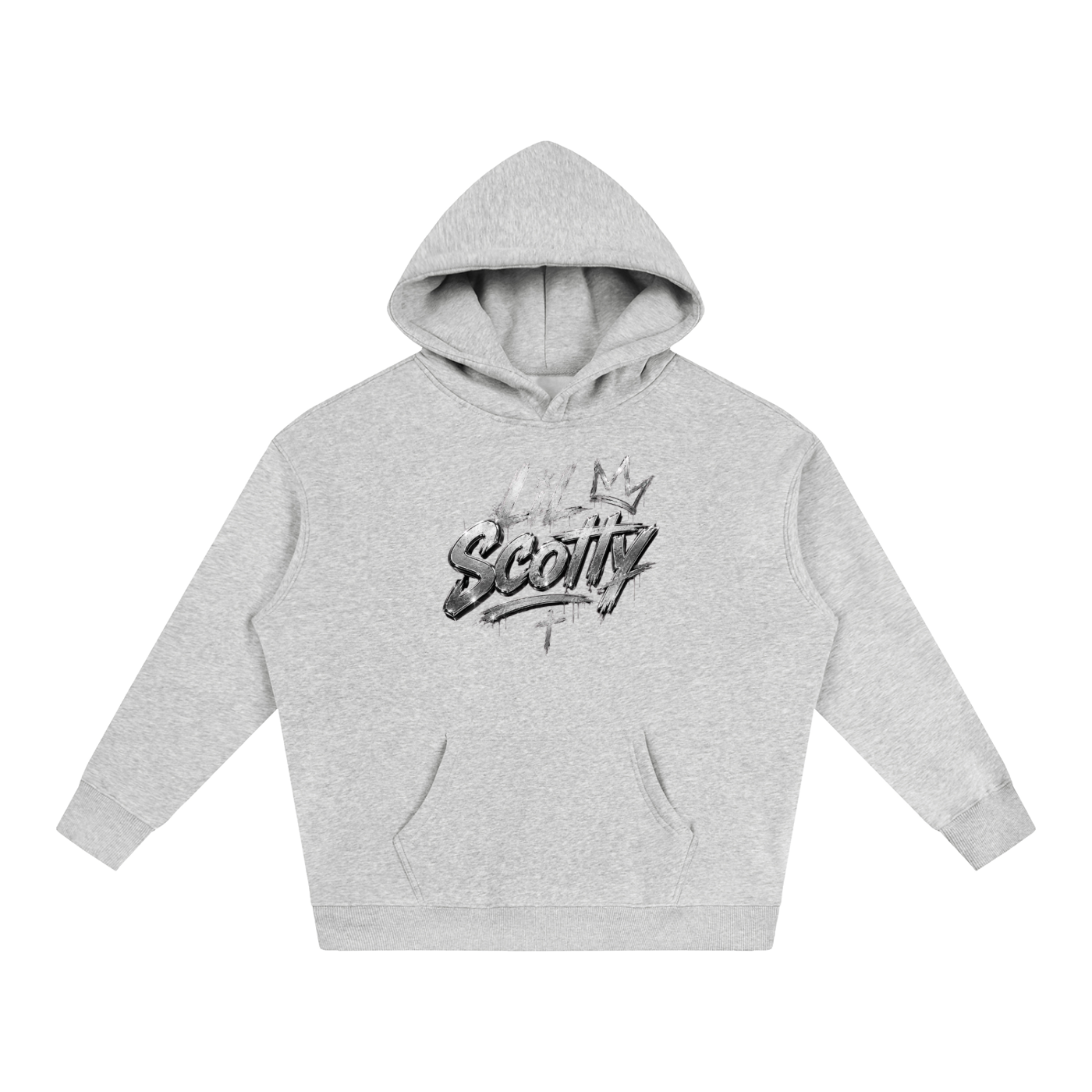 "Lil Scotty" Oversize Fleeced Hoodie