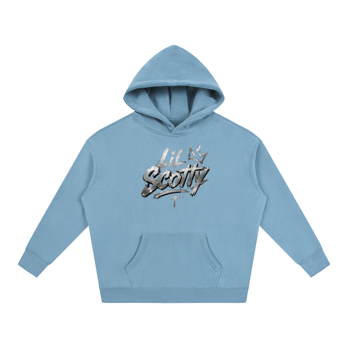 "Lil Scotty" Oversize Fleeced Hoodie