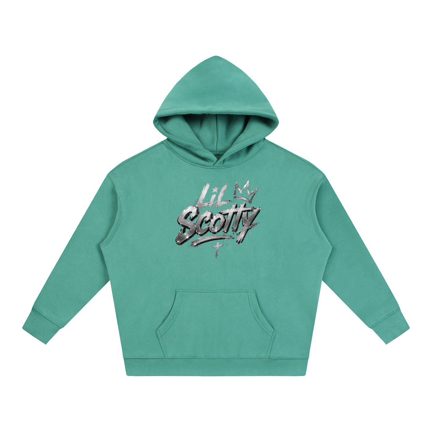 "Lil Scotty" Oversize Fleeced Hoodie