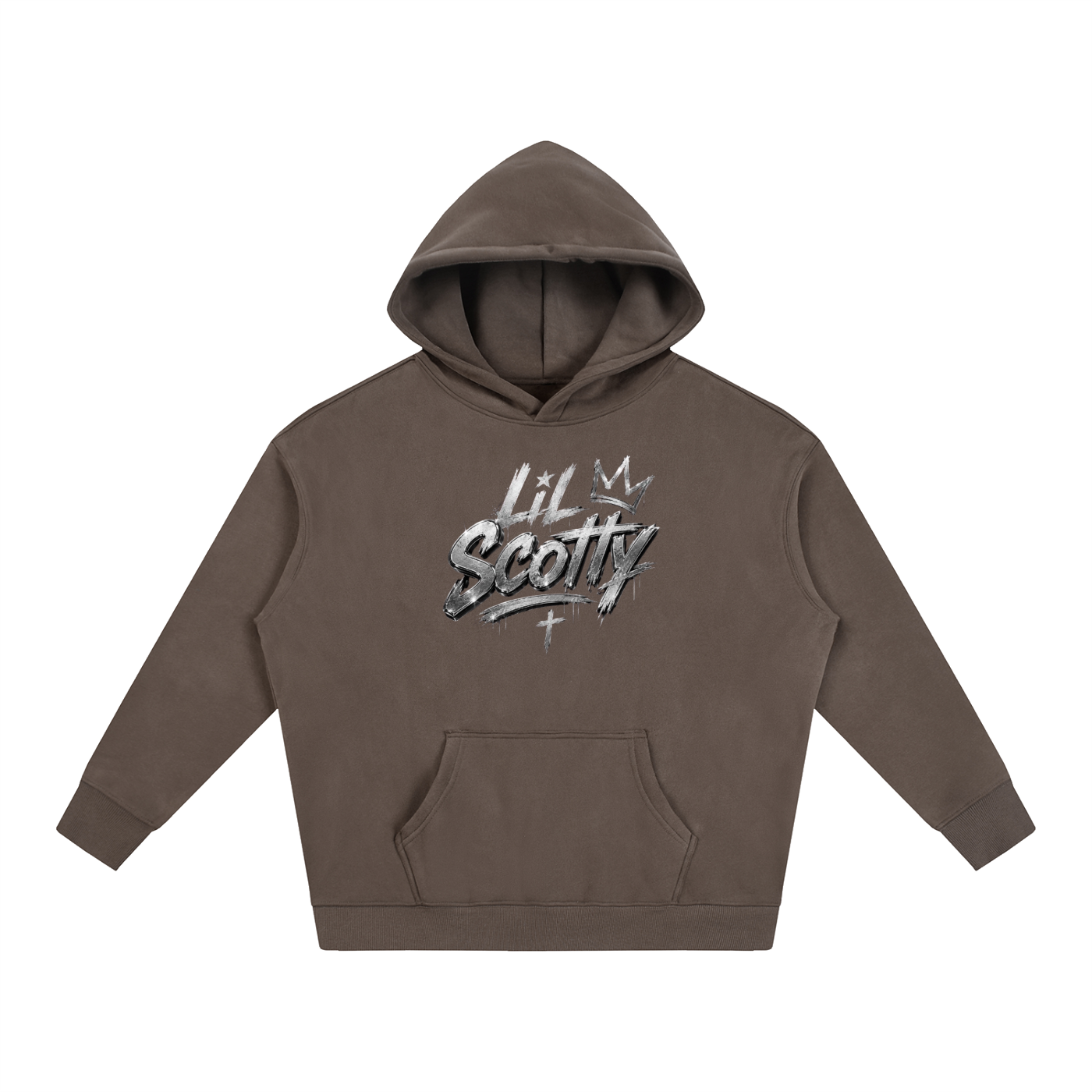 "Lil Scotty" Oversize Fleeced Hoodie