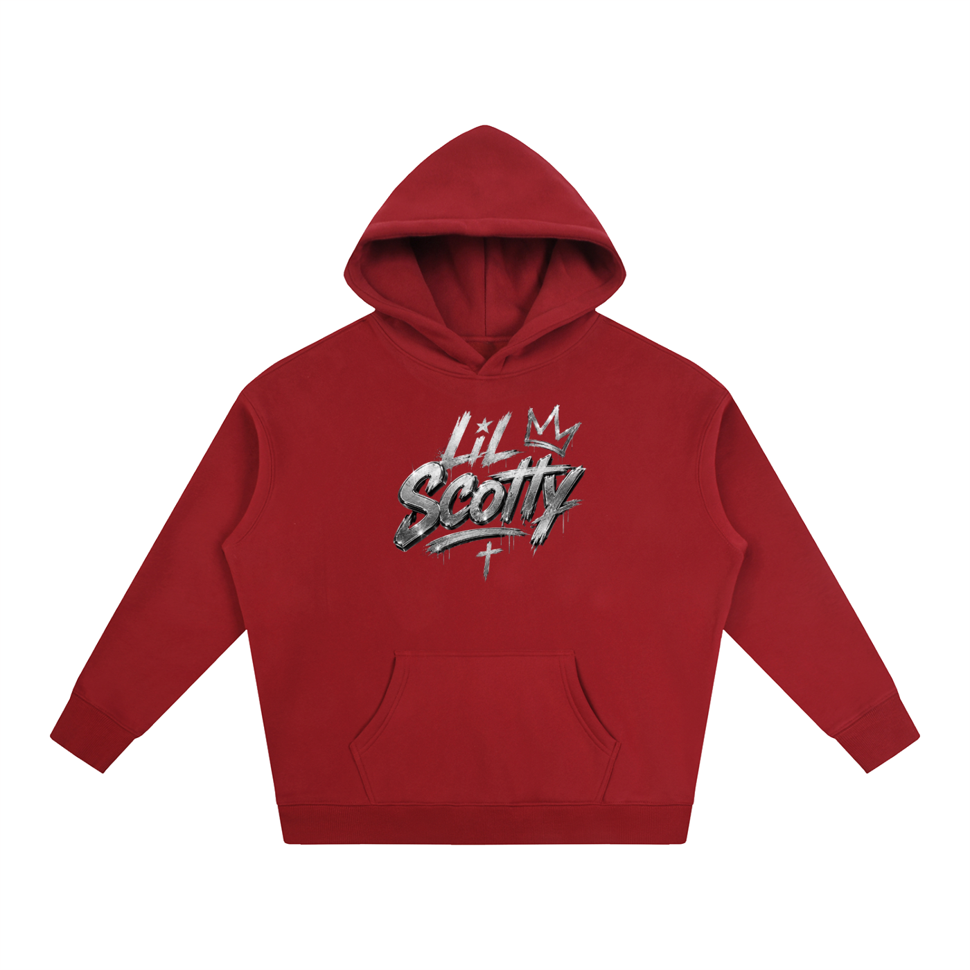 "Lil Scotty" Oversize Fleeced Hoodie