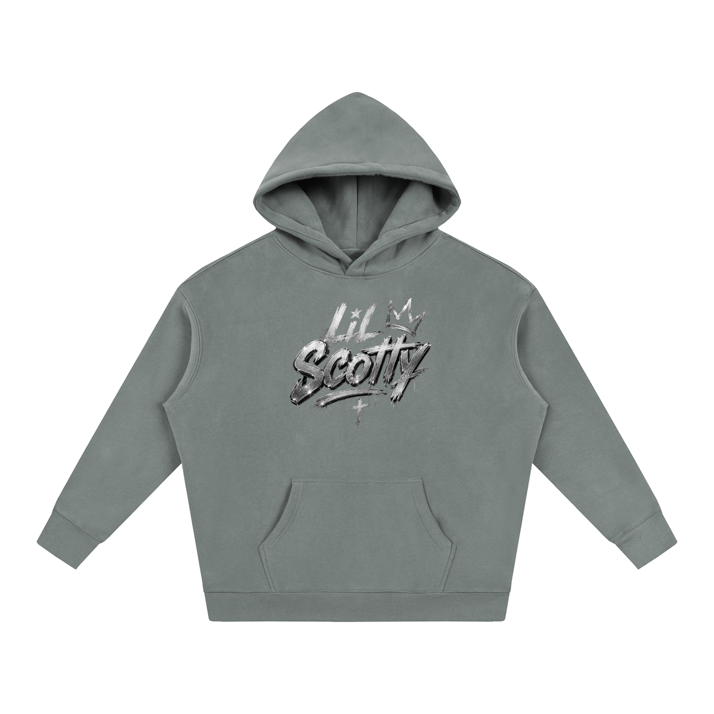 "Lil Scotty" Oversize Fleeced Hoodie
