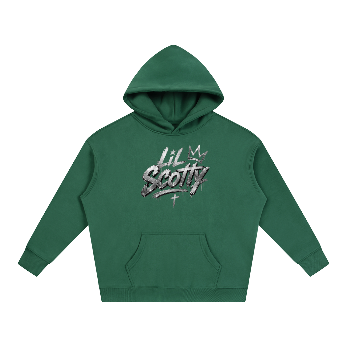 "Lil Scotty" Oversize Fleeced Hoodie