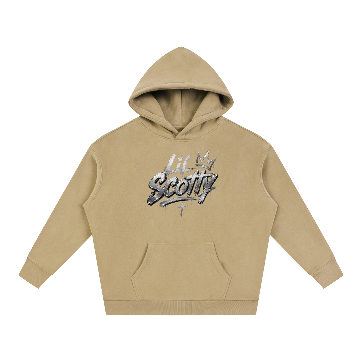"Lil Scotty" Oversize Fleeced Hoodie