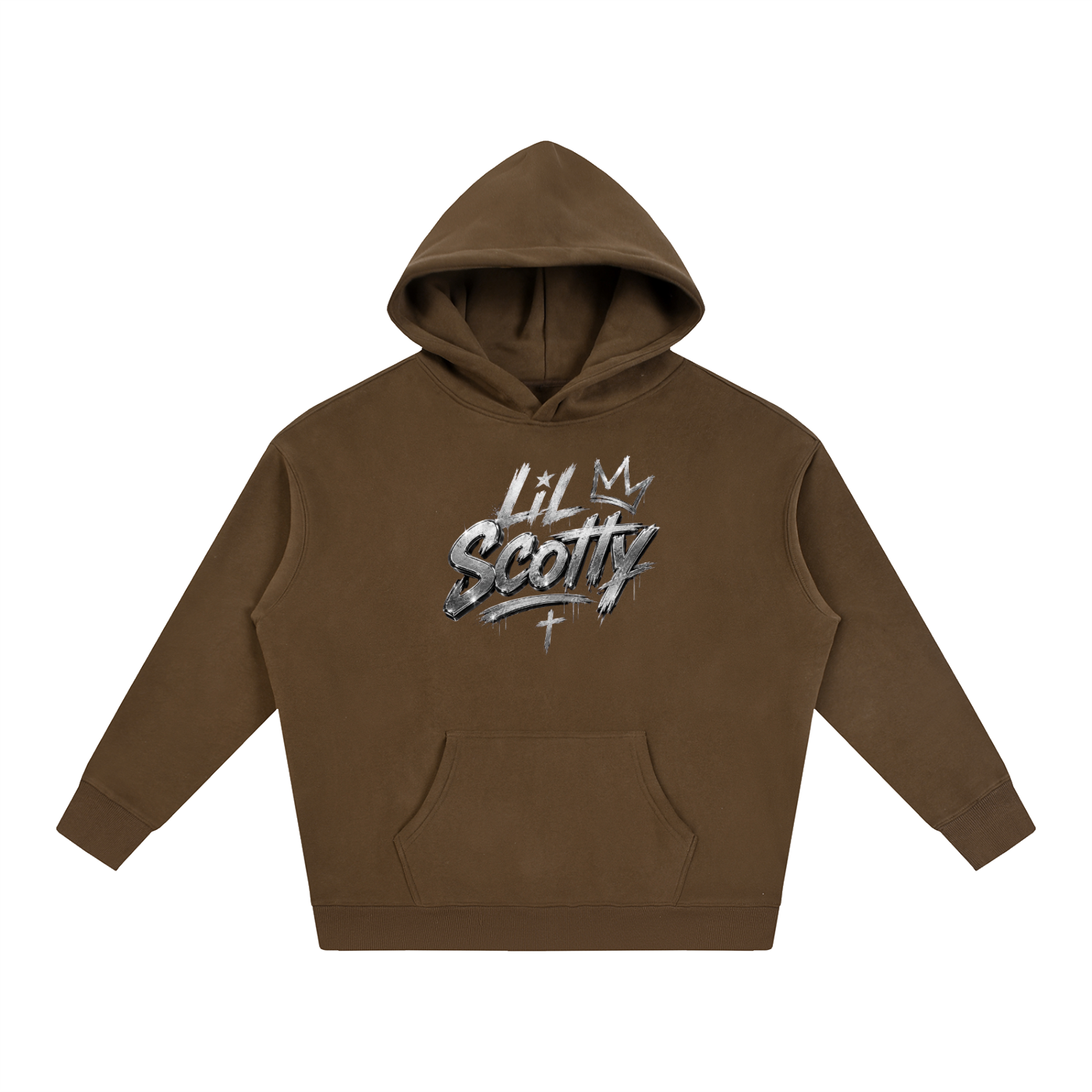 "Lil Scotty" Oversize Fleeced Hoodie