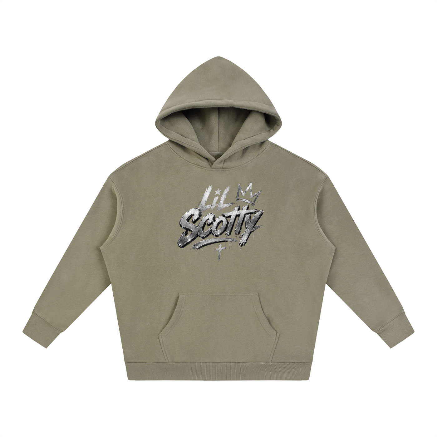 "Lil Scotty" Oversize Fleeced Hoodie