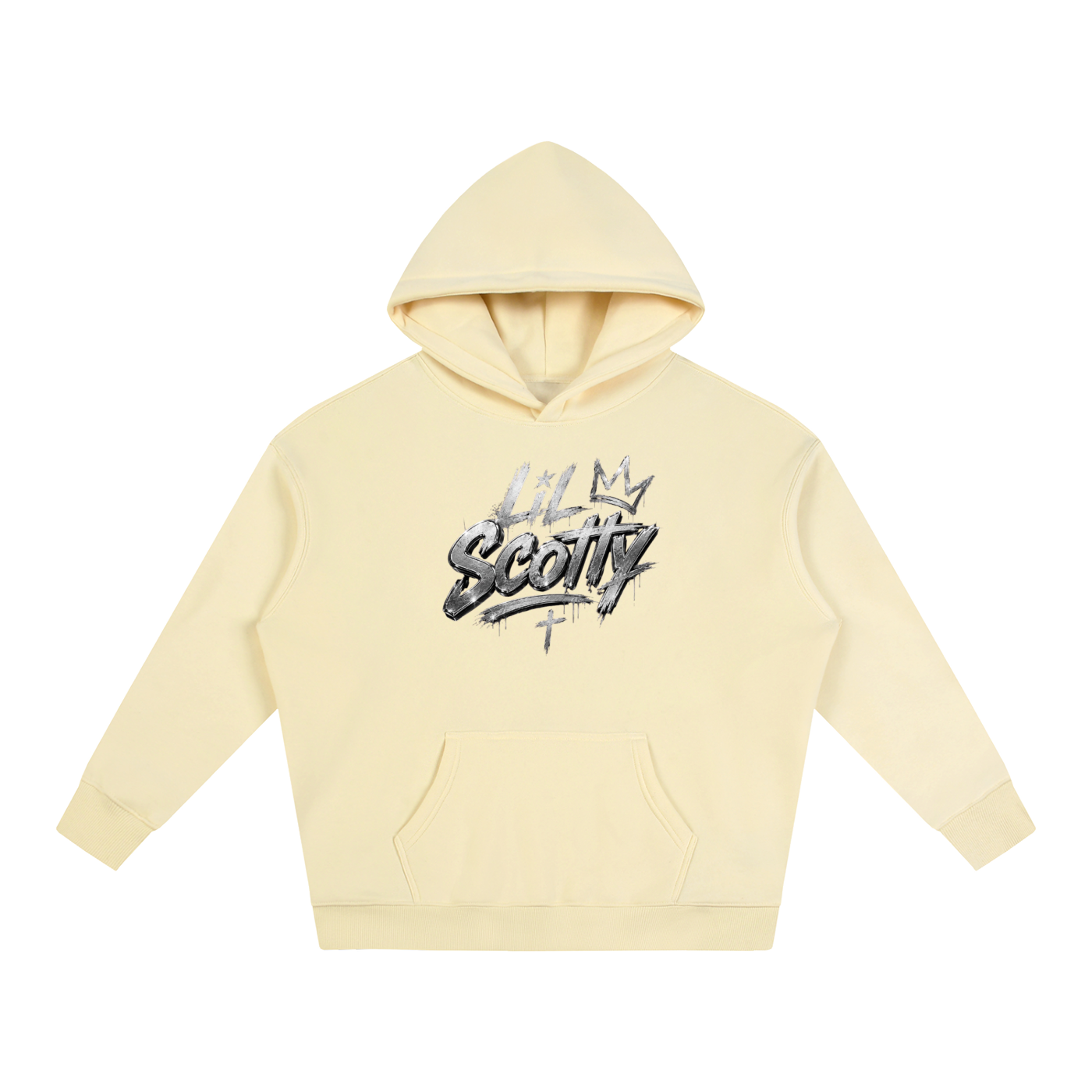 "Lil Scotty" Oversize Fleeced Hoodie