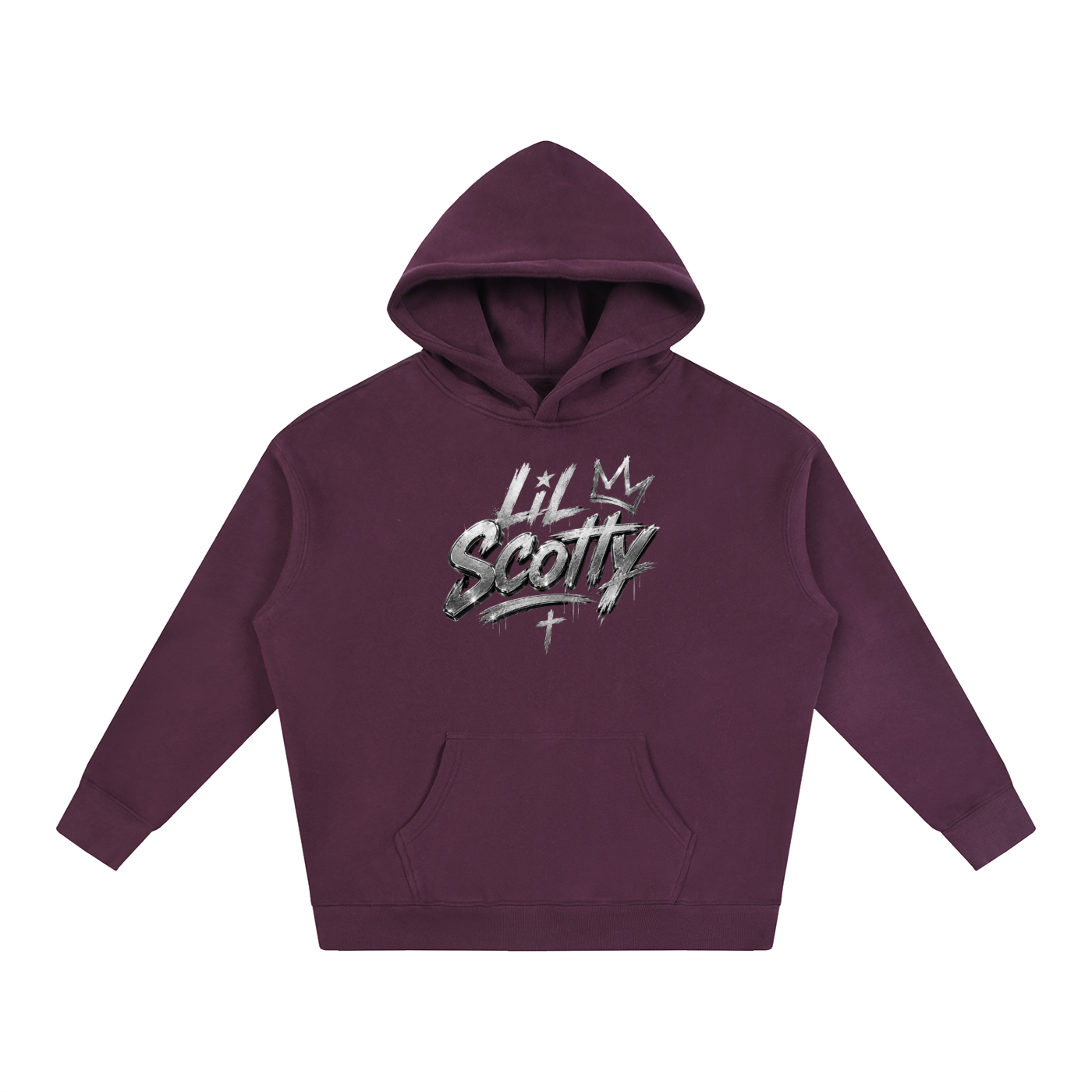 "Lil Scotty" Oversize Fleeced Hoodie