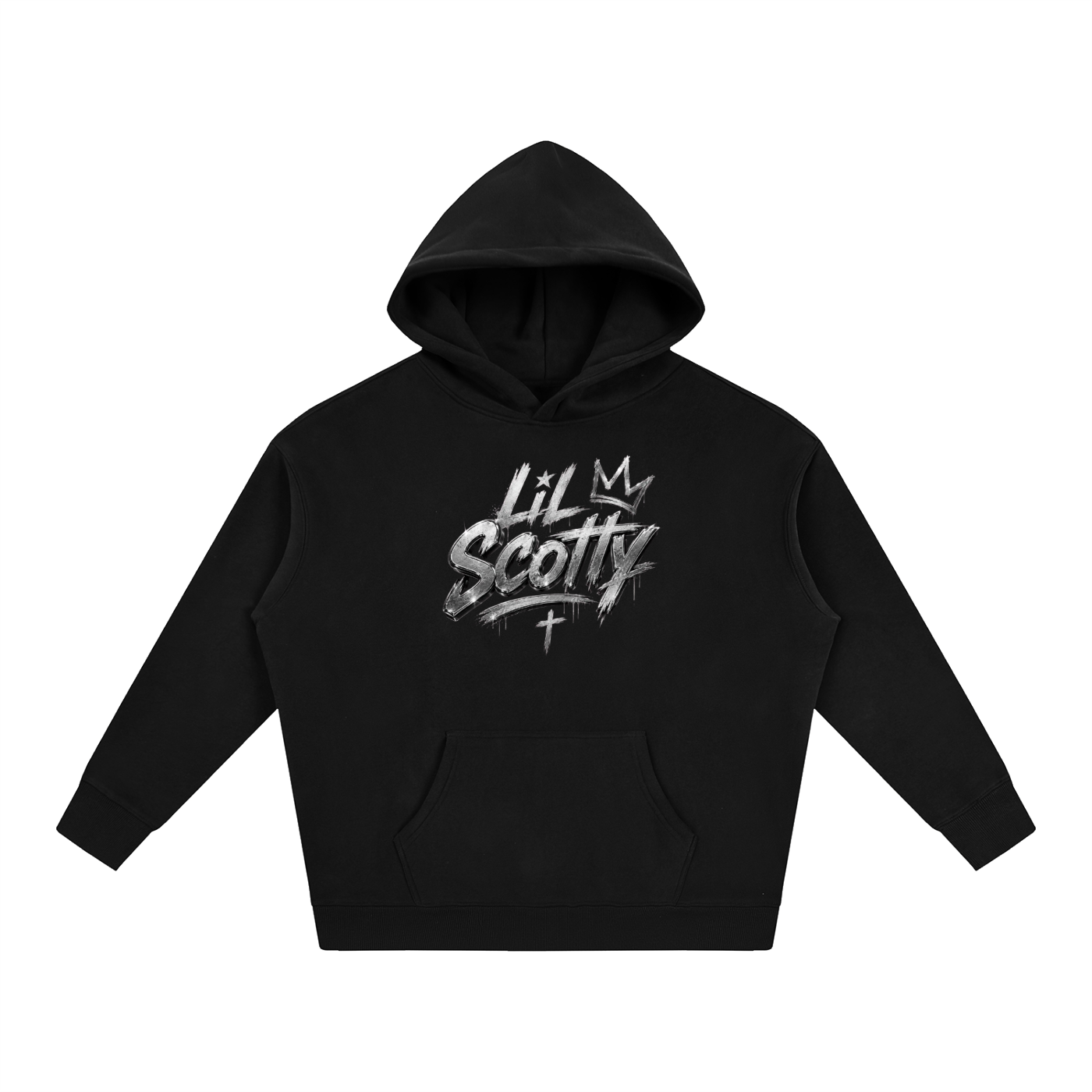 "Lil Scotty" Oversize Fleeced Hoodie