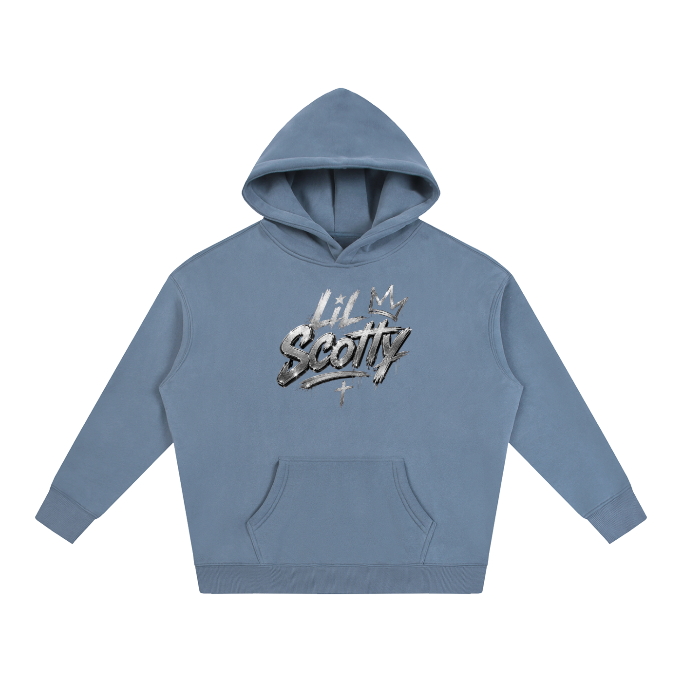 "Lil Scotty" Oversize Fleeced Hoodie